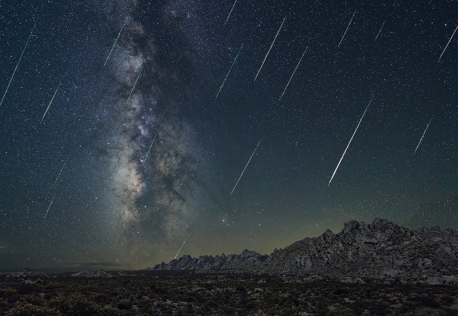 Perseid Meteor Shower Peaks on the Night of a Solar Eclipse